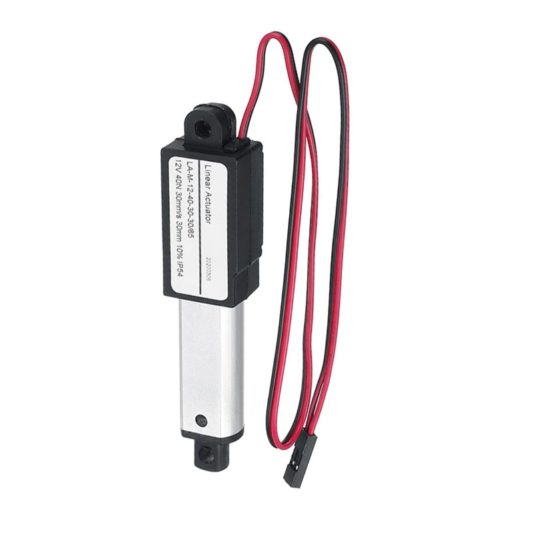 Alüminyum 40N 30mm/s 30mm Açılır Uzunluk 12V Dc Mini Lineer Motor