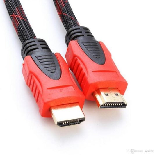 1.5m Hdmi Kablo 1.4 4K Full HD Laptop TV Görüntü 1,5 Metre DHMI Örgülü Cable - Görsel 3