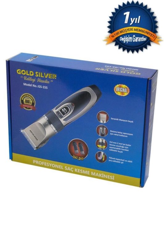 Gold Silver GS-155 Traş Makinesi, Saç Sakal Kesme ve Düzeltme - Görsel 3