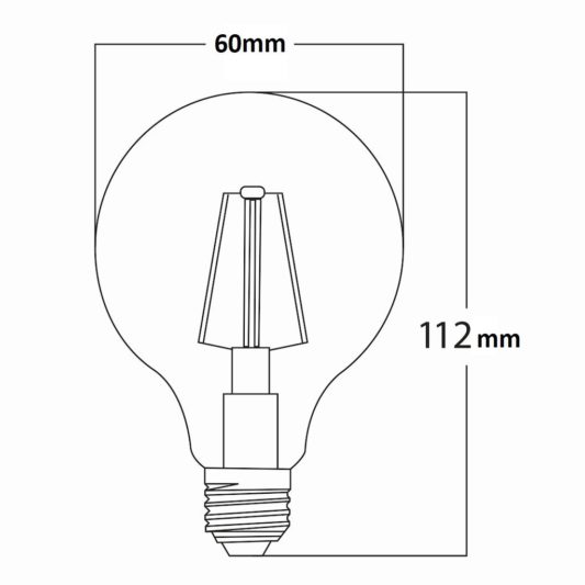 Gün Işığı Rustik 4w Led Ampül E27 Duy Gerçek Watt Değerli Led Lamba - Görsel 2