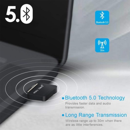 Mini Adaptör Dongle Bluetooth 5.0 USB Alıcı, Playstation Uyumlu, Tablet, Kulaklık - Görsel 3