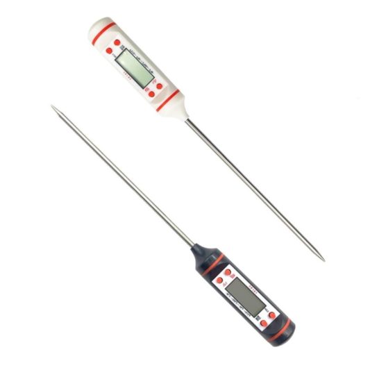 Dijital LCD Gıda Yemek Termometresi Batırmalı Mutfak Sıcaklık Ölçer - Görsel 2