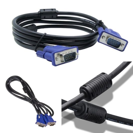 1.5m Vga Görüntü Kablosu LCD Monitör Projeksiyon için - Görsel 5