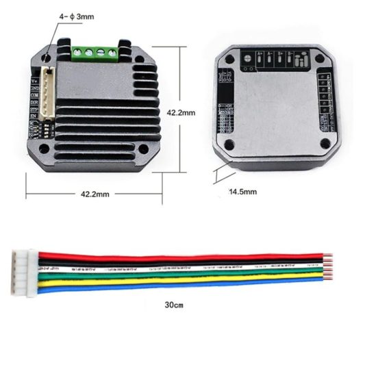 Nema 17 Entegre Motor Sürücüsü DC11V-DC28V/2A - DC24V 4.8 Kablolu - Görsel 3