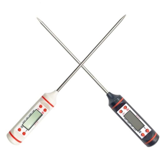 Dijital LCD Gıda Yemek Termometresi Batırmalı Mutfak Sıcaklık Ölçer - Görsel 3