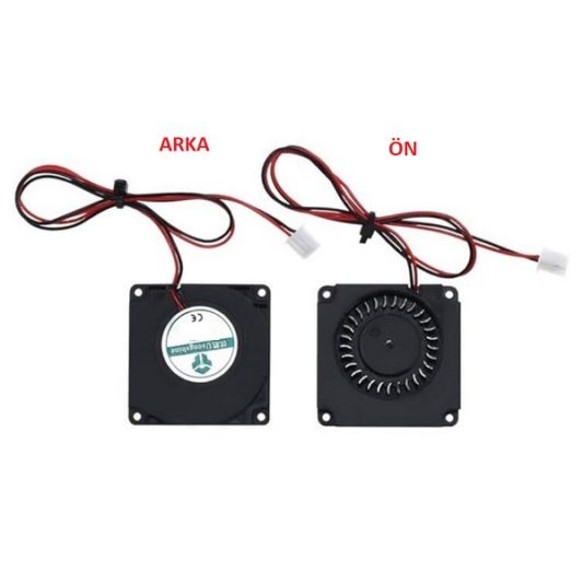 40x40x10 12V DC Yandan Salyangoz Fan 4010 Fan Fan 3D Printer Fanı - Görsel 2