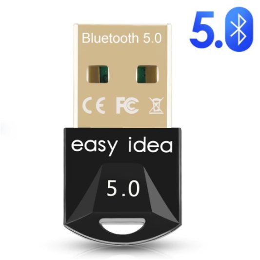 Mini Adaptör Dongle Bluetooth 5.0 USB Alıcı, Playstation Uyumlu, Tablet, Kulaklık - Görsel 2
