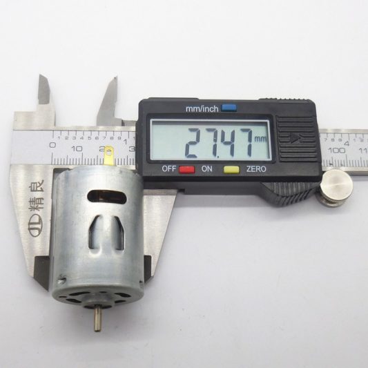 RS385 DC Motor 12-36V 12000 RPM Paslanmaz Yüksek Hızlı Çelik Dişli RS-385 Yüksek Tork - Görsel 2