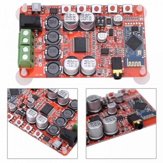 Bluetooth 4.0 Ses Amfi Devresi / Modülü (TDA7492P 50W + 50W) - Görsel 3