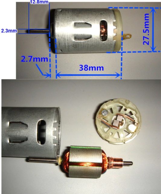 RS385 DC Motor 12-36V 12000 RPM Paslanmaz Yüksek Hızlı Çelik Dişli RS-385 Yüksek Tork - Görsel 5