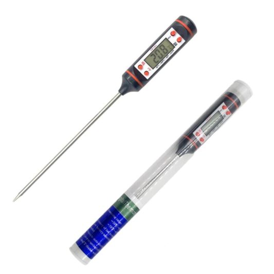 Dijital LCD Gıda Yemek Termometresi Batırmalı Mutfak Sıcaklık Ölçer - Görsel 7