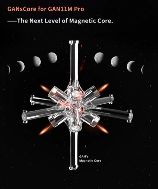 GAN11 M Pro manyetik 3x3x3 Zeka Küpü 3x3x3 Magnetic Cube Süper Hızlı - Görsel 4