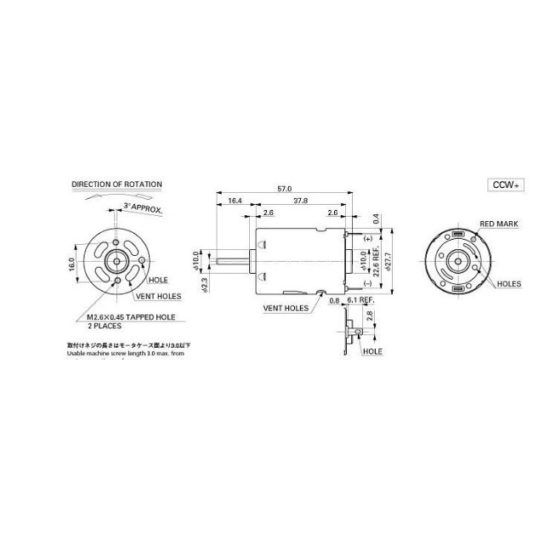 RS385 DC Motor 12-36V 12000 RPM Paslanmaz Yüksek Hızlı Çelik Dişli RS-385 Yüksek Tork - Görsel 6