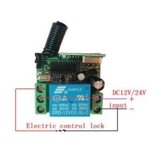 433 mhz RF Uzaktan Kumanda 10A RF Alıcı Verici Transmitter Receiver 12V 1 - Görsel 7