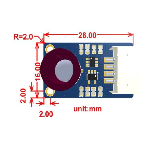MLX90640 IR Array Termal Görüntüleme Kamerası 32×24 Piksel 55° FOV I2C Arayüz Haberleşme - Görsel 2