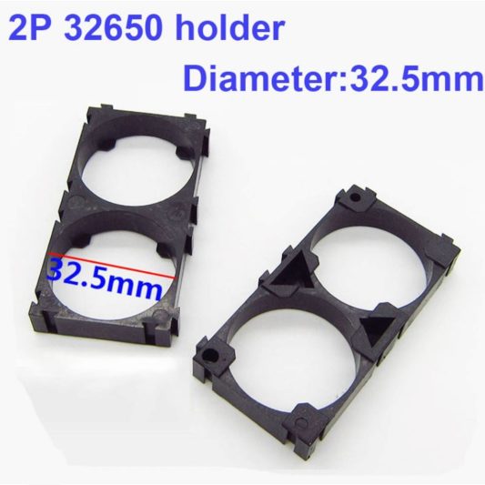 32650, 32700 ve Lifepo4 Şarjlı Piller İçin 2'li Tutucu ve Birleştirici Battery Holder - Görsel 2