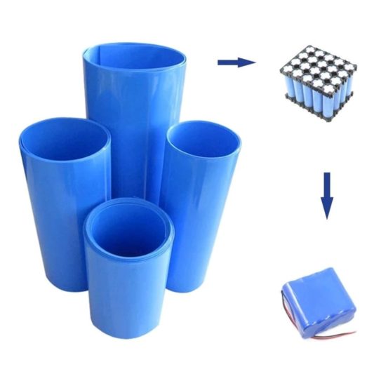 50 cm - 185*0.15mm 18650 Batarya PVC Kaplama (Makaron - Shrink) Lityum Isı İle Daralan PVC - Görsel 2