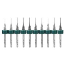 Pcb Matkap Ucu 0.6 mm Tungsten Mikro Karbür 10'lu 18 Shank Spiral Flüt