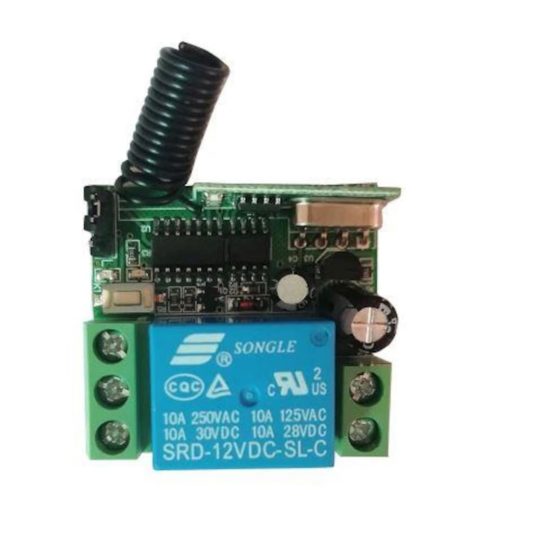 433 mhz RF Uzaktan Kumanda 10A RF Alıcı Verici Transmitter Receiver 12V 1 - Görsel 3