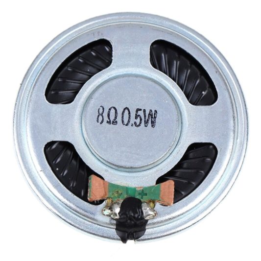 Hoparlör 40mm 8Ohm 0.5W 40 mm Speaker 8 Ohm 0,5 Watt - Görsel 3