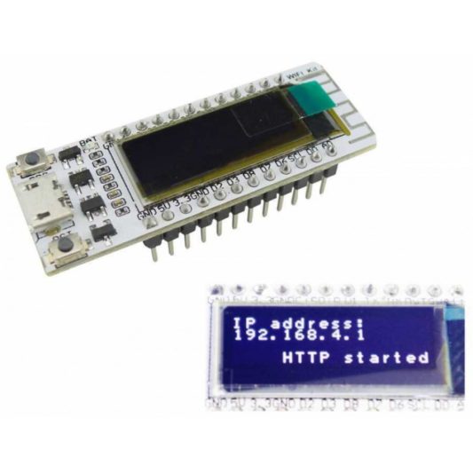 ESP8266 Tabanlı Geliştirme Kartı 0.91 OLED CP2014 32Mb Flash - Görsel 6