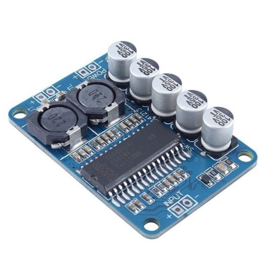 35W DC 10~30V Mono Amfi Devresi Ses Yükseltici TDA8932 Amplifier - Görsel 3