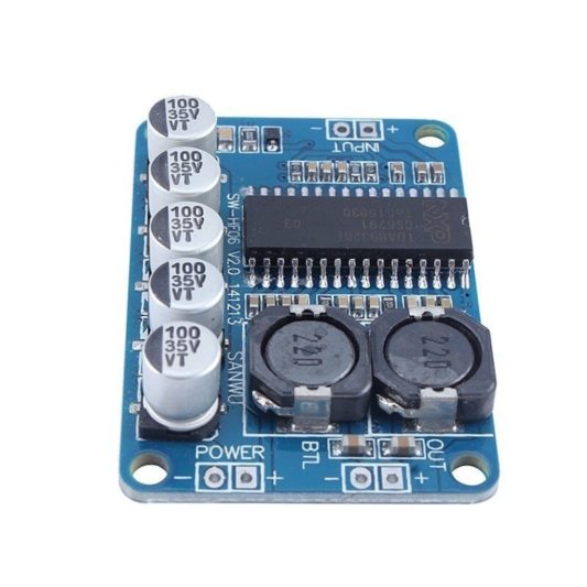35W DC 10~30V Mono Amfi Devresi Ses Yükseltici TDA8932 Amplifier - Görsel 5
