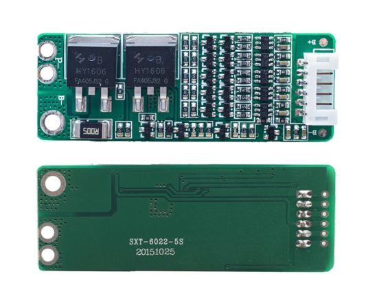 5S 15A BMS Lityum Li-ion Batarya Koruma Kartı - 5 Adet Seri 18650 Pil 21V -- 18650 Li-ion Lipo - Görsel 8