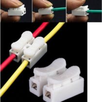 10 Adet - IC-272 Mandallı Vidasız Klemens Basmalı Tip 2 Li 2 Pin