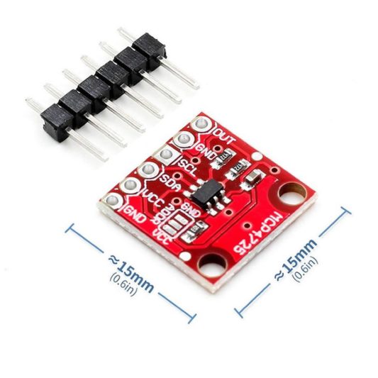 MCP4725 I2C Dijital to Analog Çevirici DAC Modülü 12 Bit Çözünürlük Programlanabilir Kuvvetlendirici