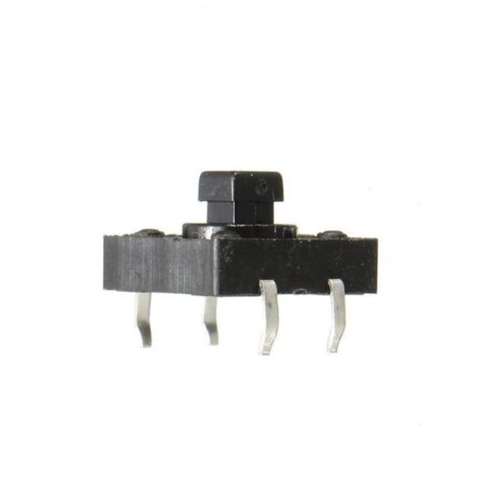 5 Adet 12x12x7.3mm 4 Pinli Siyah Push On Off Buton - Tact Switch - Görsel 2