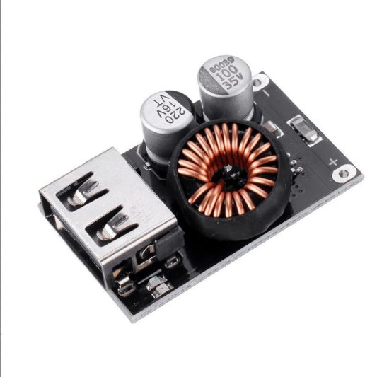 QC2.0 QC3.0 DC-DC adım aşağı Buck dönüştürücü 10V-32V için 3.8V-12V USB modülü CKCY U1C - Görsel 2