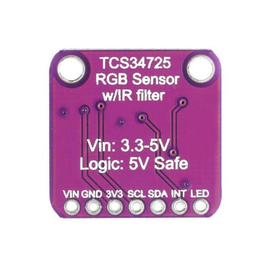 TCS34725 Renk Sensör Modülü Color Sensor RGB Recognition - Görsel 5