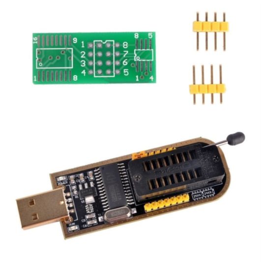 USB Bios Flash Eprom Programlayıcı CH341A 24 25 Serisi - Görsel 3