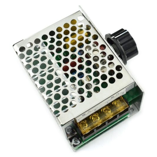 Regülatör AC 220V 4000W - Dimmer Koruma Kasalı - Görsel 2