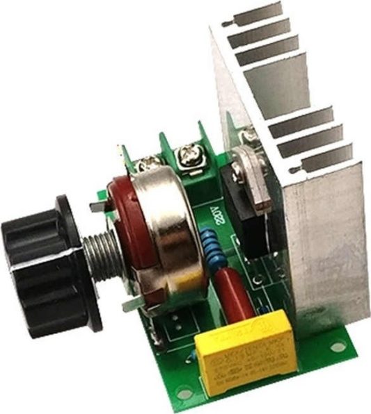 220V Scr AC Motor Hız Kontrol Devresi 4000W Dimmer - Görsel 2