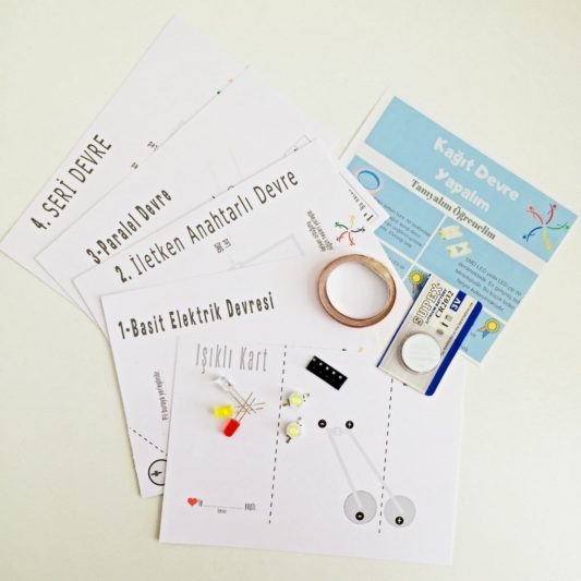 Kağıt Devreler- STEM Kodlama Robotik DIY Kit Kendin Yap - Görsel 2