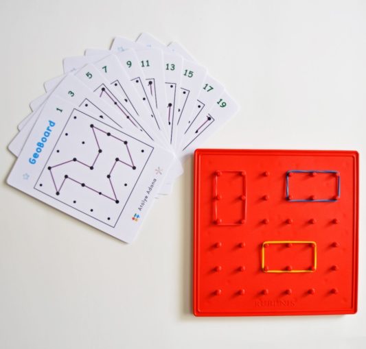 Geoboard - Geometri Tahtası - Matematik Akıl Zeka Mantık Oyunu