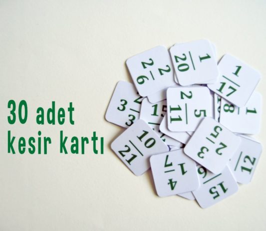 Kesirler Tanıma Çark Oyunu - Matematik İşlem Zeka Oyunu - Görsel 3