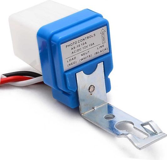 ASO-AS-10 Fotosel Modül 12V Sokak Lamba Aydınlatma Kontrol Röle AS-10 220V 10A Optical Switch - Görsel 5