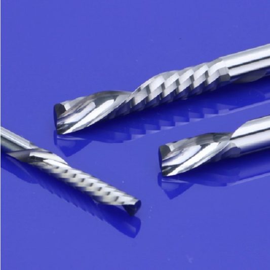 Spiralli Freze Bıçağı 4x45x22mm CNC, Router Hassas Kesim Yüksek Teknoloji - Görsel 3
