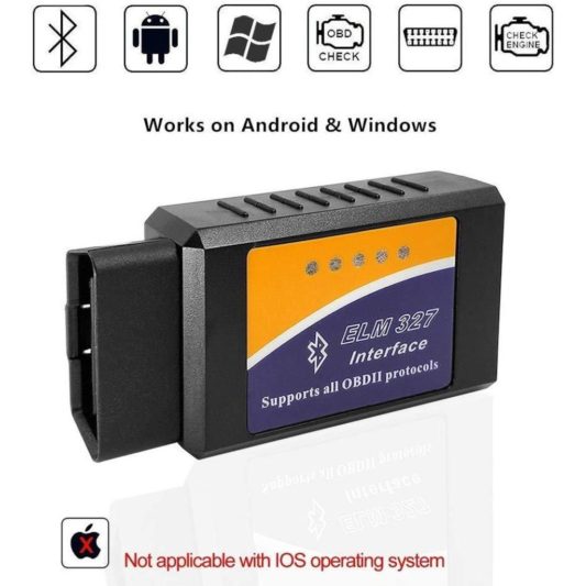 ELM327 OBD2 V2.1 Bluetooth Gelişmiş Araç Tarayıcı Araç Oto Arıza - Görsel 7