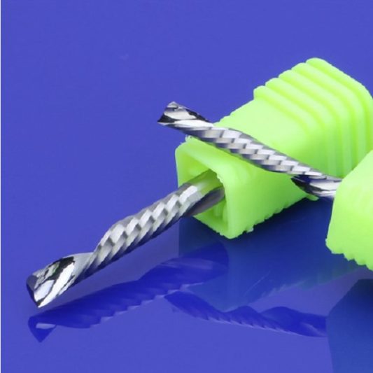 Spiralli Freze Bıçağı 4x45x22mm CNC, Router Hassas Kesim Yüksek Teknoloji