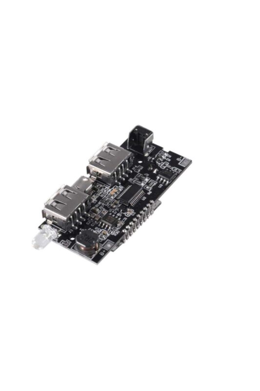 Çift Usb Çıkışlı Ekranlı Powerbank 18650 Pil Şarj Cihaz H913-A Modülü - PowerBank Entegre Board - Görsel 3