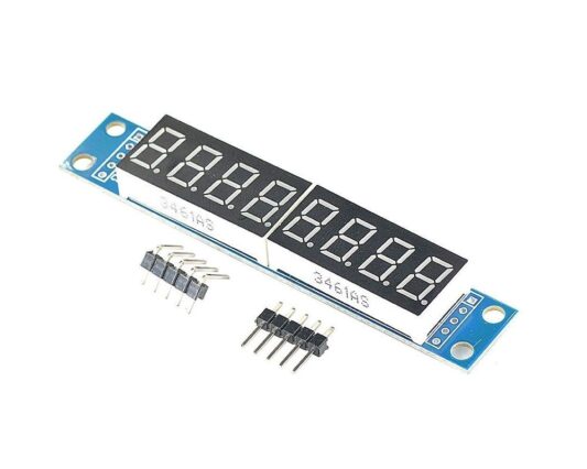 8 Hane Seri 7 Segment Ekran 8 Digit Dijital Seri 74HC595 8 Digit - Görsel 7