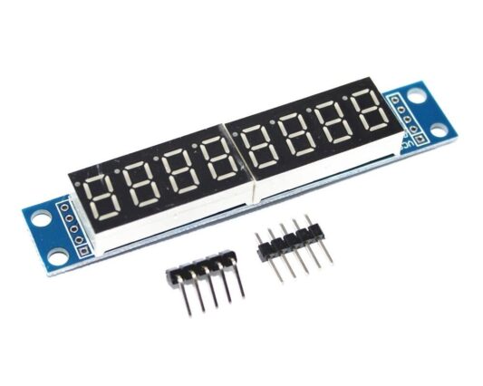 8 Hane Seri 7 Segment Ekran 8 Digit Dijital Seri 74HC595 8 Digit - Görsel 4