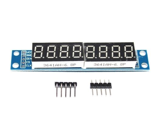 8 Hane Seri 7 Segment Ekran 8 Digit Dijital Seri 74HC595 8 Digit - Görsel 2