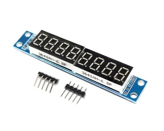 8 Hane Seri 7 Segment Ekran 8 Digit Dijital Seri 74HC595 8 Digit - Görsel 3
