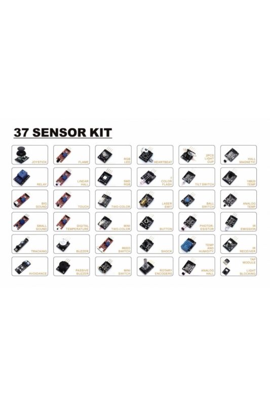 Sensör Modülü Kiti Seti 37 Çeşit 37-in-1 (Kutusuz) Sensör Paketi - Görsel 6