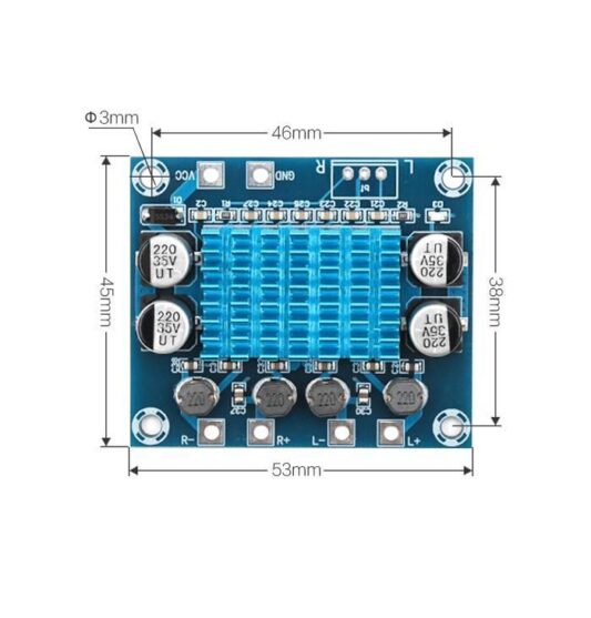 TPA3110 2x15W Streo Çift Kanal Amfi Devresi XH-A232 - Görsel 3